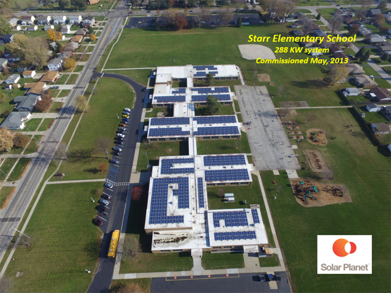 Starr Elementary School - 288 KW system Commissioned May, 2013